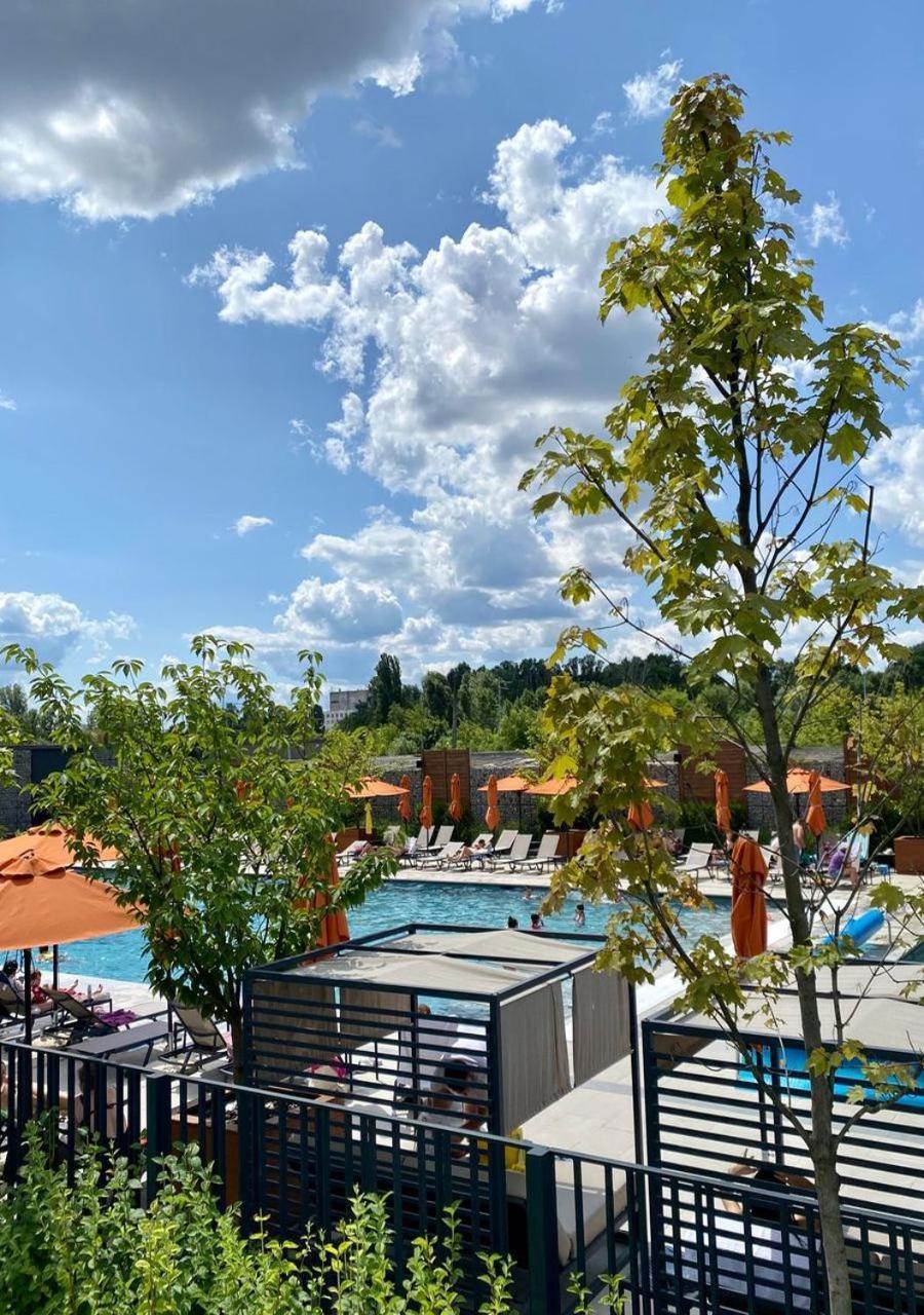 Hotel Найкращий Жк Києва Файна Таун Закрита Територія Kyjev Exteriér fotografie